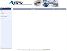 Tablet Screenshot of apexis.com.my